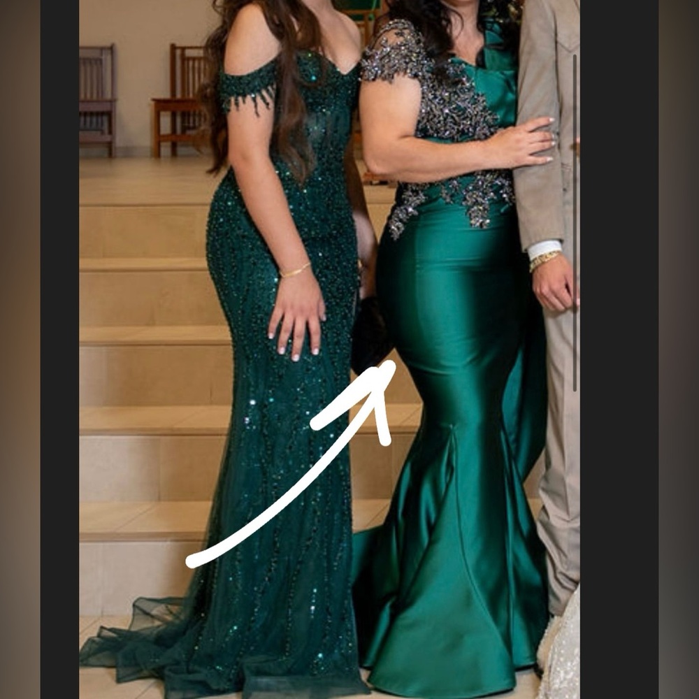Green emerald gown